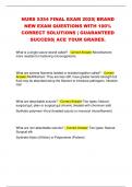 NURS 5354 FINAL EXAM 2025&vert; BRAND  NEW EXAM QUESTIONS WITH 100&percnt;  CORRECT SOLUTIONS &vert; GUARANTEED  SUCCESS&vert; ACE YOUR GRADES&period;