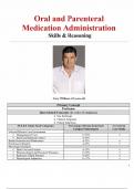 Master Case Study&colon; Oral and Parenteral Medication Administration with Skills & Reasoning for Jerry Williams&comma; 62 &lpar;Latest 2025 Guide to Ace Your Exam&rpar;