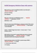 SAEM Emergency Medicine Exam with answers
