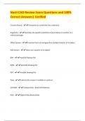Nocti CAD Review Exam Questions and 100&percnt; Correct Answers&vert; Verified