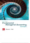 Test Bank for Fundamental managerial accounting concepts thomas edmonds 9th