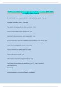 VET Assistant Midterm Exam &vert; Questions And Answers