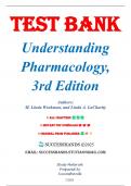 Test Bank for Understanding Pharmacology Essentials for Medication Safety&comma; 3rd Edition by Workman 