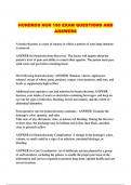 HONDROS NUR 195 EXAM QUESTIONS AND ANSWERS
