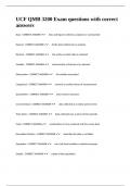 UCF QMB 3200 Exam questions with correct answers&period;
