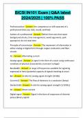 BICSI IN101 Exam &vert; Q&A latest 2024&sol;2025 &vert; 100&percnt; PASS