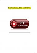 FNP NR 500 &lpar;NURS 410&rpar; Prophecy Assessments- Core Mandatory Part 3