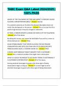 TABC Exam Q&A Latest 2024&sol;2025 &vert; 100&percnt; PASS