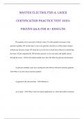 Master Electrolysis & Laser Certification Practice Test 2023&colon; Proven Q&A for A&plus; Results&excl;