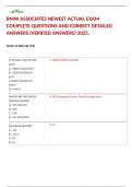 BMW ASSOCIATES NEWEST ACTUAL EXAM COMPLETE QUESTIONS AND CORRECT DETAILED ANSWERS &lpar;VERIFIED ANSWERS&rpar; 2025&period; 