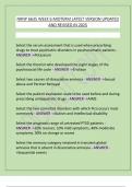 NRNP 6635 WEEK 6 MIDTERM LATEST VERSION UPDATED  AND REVISED IN 2025