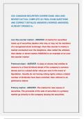 CSC CANADIAN SECURITIES COURSE EXAM 2024-&sol;2025  NEWEST&sol;ACTUAL COMPLETE 321 REAL EXAM QUESTIONS  AND CORRECT DETAILED ANSWERS &lpar;VERIFIED ANSWERS&rpar;  ALREADY GRADED A&plus;&period;