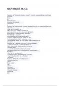 OCR GCSE Music exam with correct answers 2025