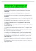550 Sprinkler Test Questions and Answers &lpar;true or false&rpar; Rated A&plus;