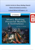 SOLUTION MANUAL for Money&comma; Banking&comma; Financial Markets & Institutions 2nd Edition  by Brandl Michael&comma; All Chapters 1 - 24