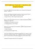 OCCTH 585 Exam Study Set 2 &vert; Questions with Complete Answers