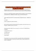 ATP Pre-Solo Written questions and answers with solutions 2025