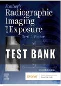 Test Bank For Fauber's Radiographic Imaging and Exposure&comma; 7th Edition by Terri L&period; Fauber ISBN&colon; 9780443114502 Latest Edition Grade A&plus;