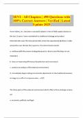 SEVI - All Chapters &vert; 490 Questions with 100&percnt; Correct Answers &vert; Verified &vert; Latest Update 2025