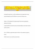 SEVI Exam 2 &vert; 125 Questions with 100&percnt; Correct Answers &vert; Verified &vert; Latest Update 2025