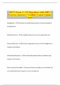 SEVI Exam 2 &vert; 131 Questions with 100&percnt; Correct Answers &vert; Verified &vert; Latest Update 2025