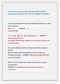 45 Hour Post Licensing Gold Coast Exam MOST TESTED  Questions and Answers 100&percnt; Correct&vert; ASSURED SUCCESS &excl;&excl;