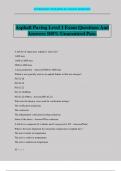 Asphalt Paving Level 1 Exam Questions And Answers 100&percnt; Guaranteed Pass&period;