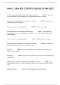 HVAC&colon; EPA 608 CERTIFICATION EXAM 2025