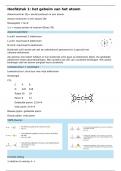 Samenvatting alle examenstof Scheikunde vwo 6 
