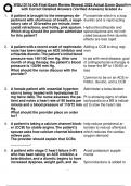 WGU D116 OA Final Exam Review Newest 2025 Actual Exam Questions with Correct Detailed Answers &lpar;Verified Answers&rpar; Graded A&plus;