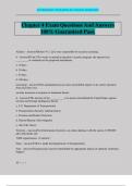 Chapter 4 Exam Questions And Answers 100&percnt; Guaranteed Pass&period;