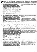 WGU D116 Pharmacology Final Exam Review Latest 2024 -2025 Complete 160 Actual Exam Questions with Correct Verified Answers&sol; Graded A&plus;