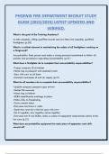 PHOENIX FIRE DEPARTMENT RECRUIT STUDY  GUIDE &lpar;2023&sol;2024&rpar; LATEST UPDATED AND  VERIFIED&period;