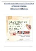 Test Bank For Illustrated Anatomy of the Head and Neck 6th Edition by Fehrenbach All Chapters 1 &ndash; 12 Complete