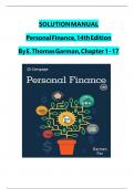 Solution manual for personal finance 14th edition by e thomas garman raymond e forgue&period;pdf