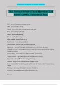 TSA Forensic Science Exam Questions And Answers 100&percnt; Guaranteed Pass&period;