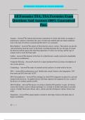 All Forensics TSA&comma; TSA Forensics Exam Questions And Answers 100&percnt; Guaranteed Pass&period;