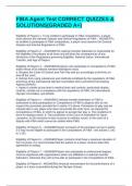 FIBA Agent Test CORRECT QUIZZES & SOLUTIONS&lpar;GRADED A&plus;&rpar;
