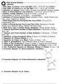 AQA A - LEVEL PHYSICS PARTICLES