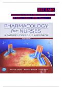 TEST BANK Pharmacology for Nurses-A Pathophysiologic Approach&comma; 6th Edition &lpar;Adams&comma; 2020&rpar;&comma; Chapters 1 - 50