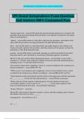 MN Dental Jurisprudence Exam Questions And Answers 100&percnt; Guaranteed Pass&period;