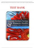 Test Bank&colon; Olds&rsquo; Maternal-Newborn Nursing & Women&rsquo;s Health Across the Lifespan&comma; 11th Edition&comma; Michele Davidson&comma; Marcia London&comma; Patricia Ladewig &vert; Complete Guide &sol; LATEST UPDATE 2025