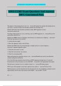 MWS CCRE Exam Questions And Answers 100&percnt; Guaranteed Pass&period;