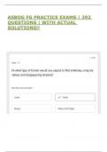 ASBOG FG PRACTICE EXAMS &vert; 292 QUESTIONS &vert; WITH ACTUAL SOLUTIONS&excl;&excl;