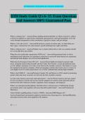 D358 Study Guide Q's 6- 15&period; Exam Questions And Answers 100&percnt; Guaranteed Pass&period;