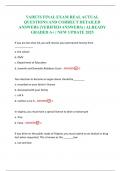VADETS FINAL EXAM REAL ACTUAL QUESTIONS AND CORRECT DETAILED ANSWERS &lpar;VERIFIED ANSWERS&rpar; &vert; ALREADY GRADED A&plus; &vert; NEW UPDATE 2025 