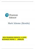  2024 PEARSON EDEXCEL A LEVEL BUSINESS PAPER 2    &lpar;9BS0&sol;02