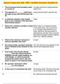Airport ramp test with 100&percnt; Verified Answers Graded A&plus;