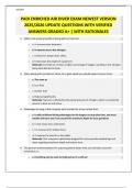 PADI ENRICHED AIR DIVER EXAM NEWEST VERSION 2025&sol;2026 UPDATE QUESTIONS WITH VERIFIED