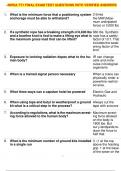 NWSA TT1 FINAL EXAM TEST QUESTIONS WITH VERIFIED ANSWERS